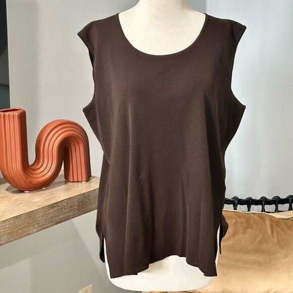 Misook Classic Knit Tank Top - Picture 1 of 5